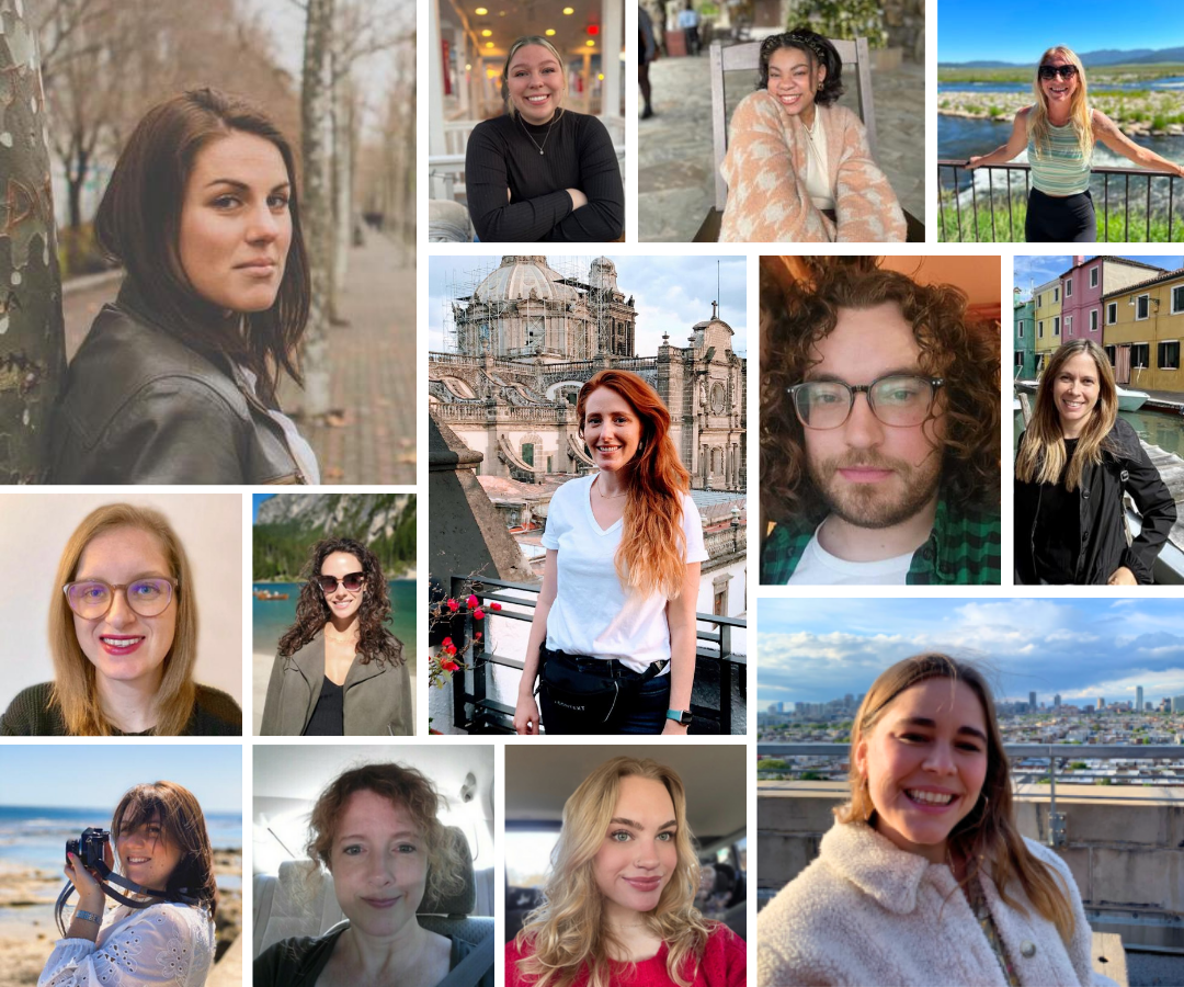 A collage of the client experience team at Context Travel